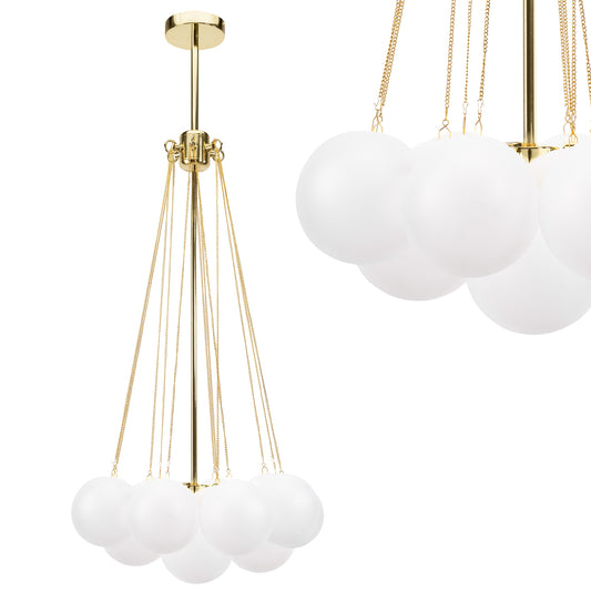 Lampă Suspendată APP1688-12CP Gold  1