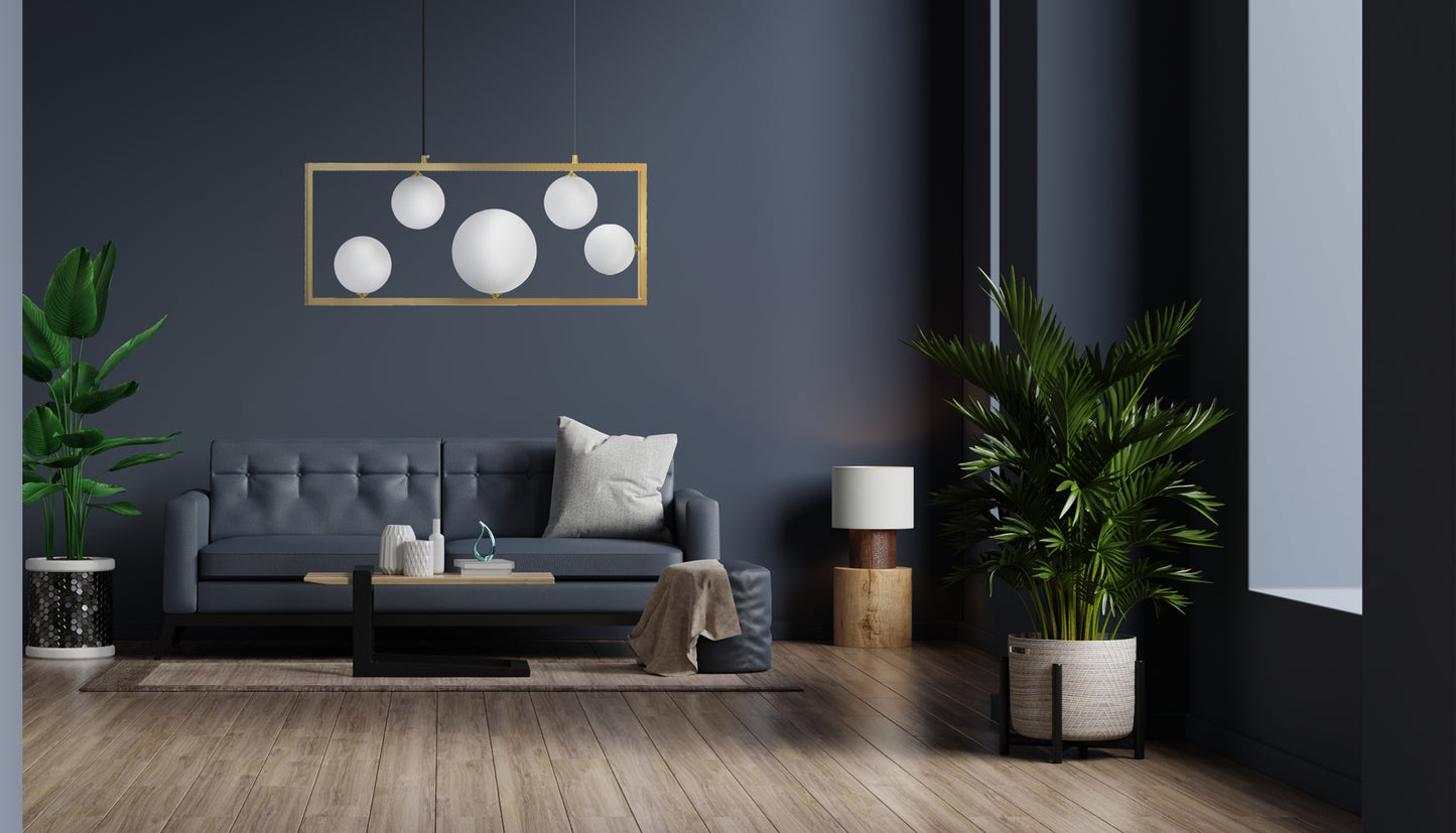 Lampă De Tavan APP1020-5CP  4