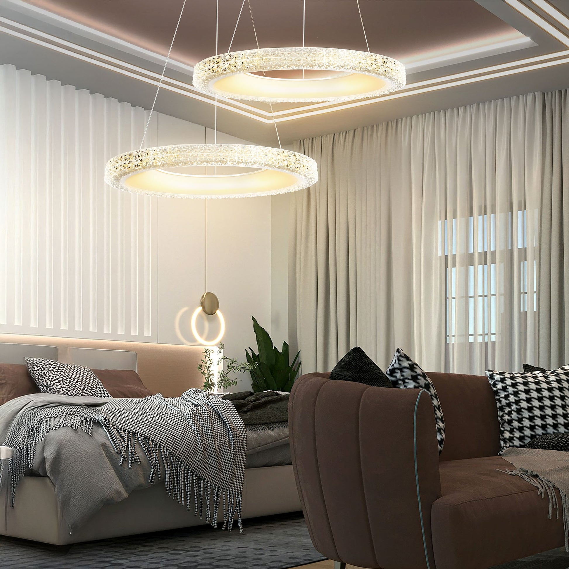 Lampa Led Ms002-cp Rose Gold 60cm  2