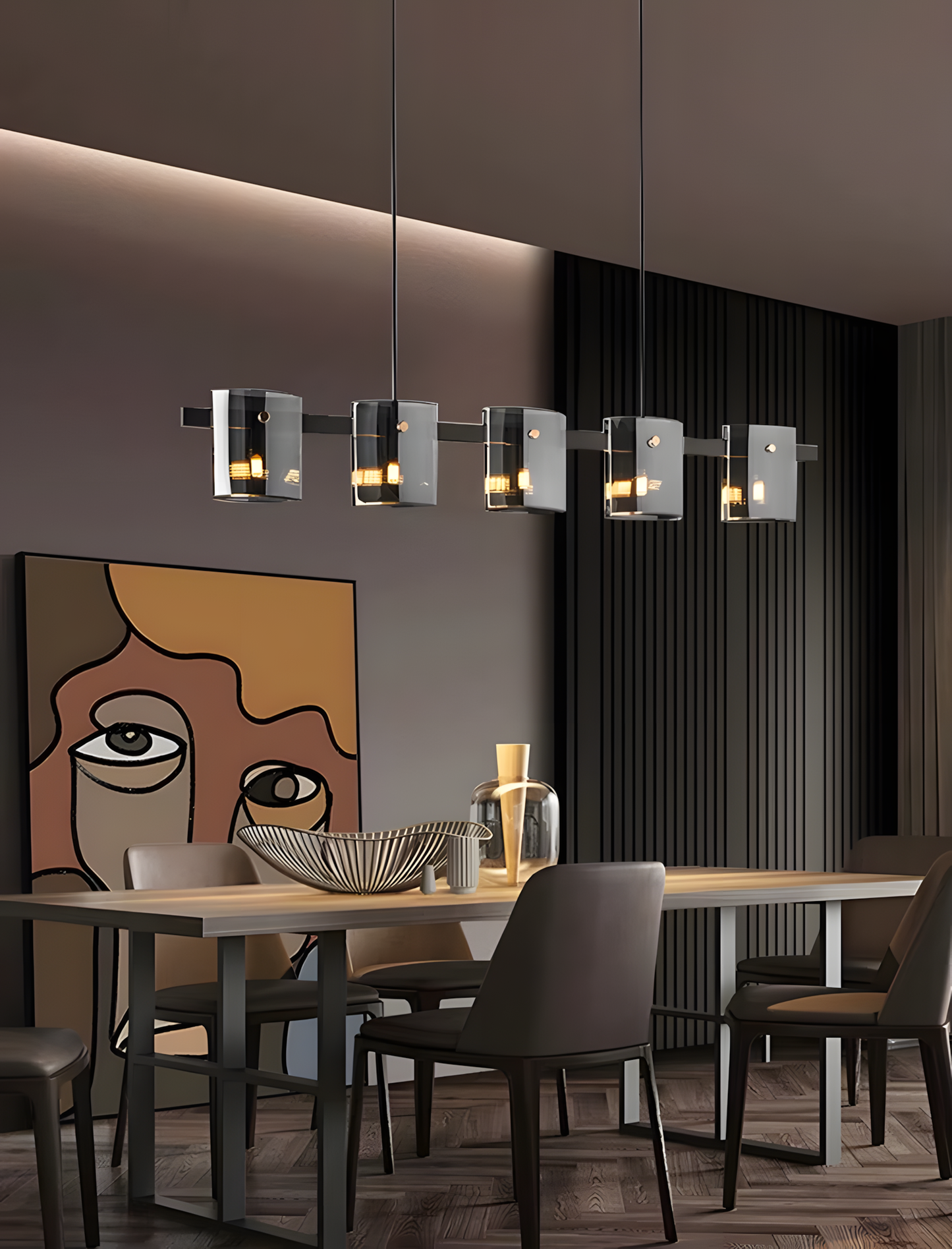 Lampă De Tavan APP1706-5CP Grey G9  7