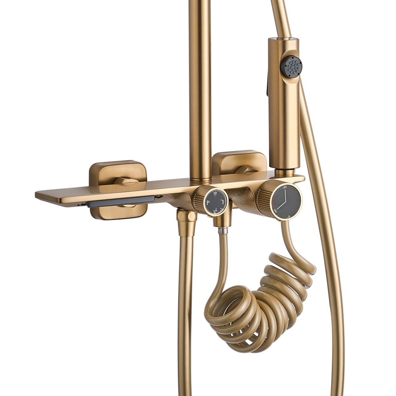 Coloana de dus REA HELIX Brush Gold  2