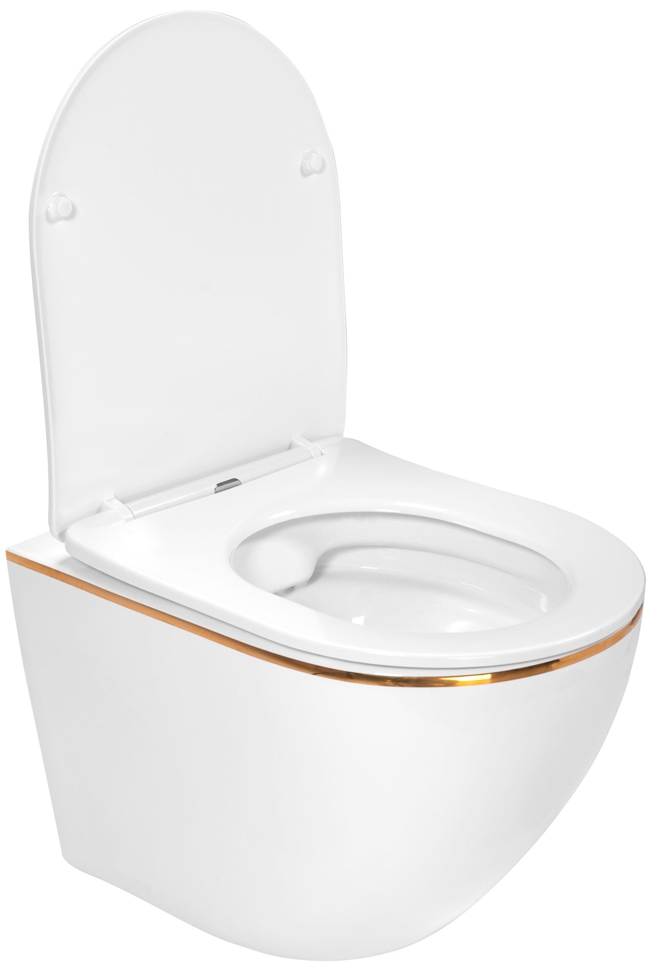 Vas WC Carlo white Mini Flat Gold Edge 3