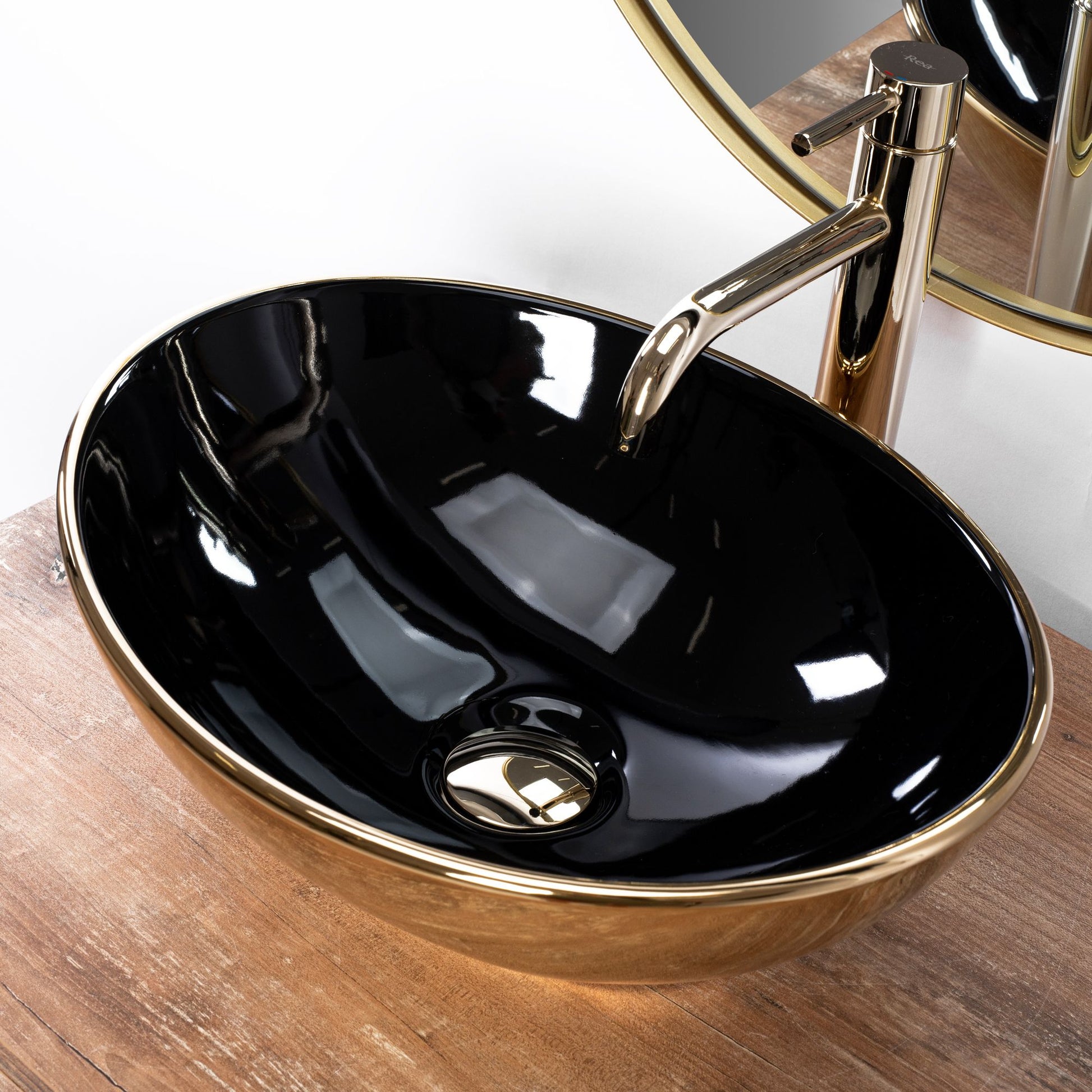 Lavoar pe blat Rea Sofia in Black Gold 3