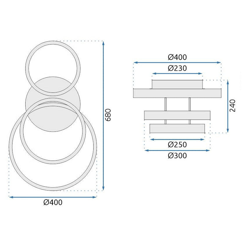Lampa Led G003-c Gold  7