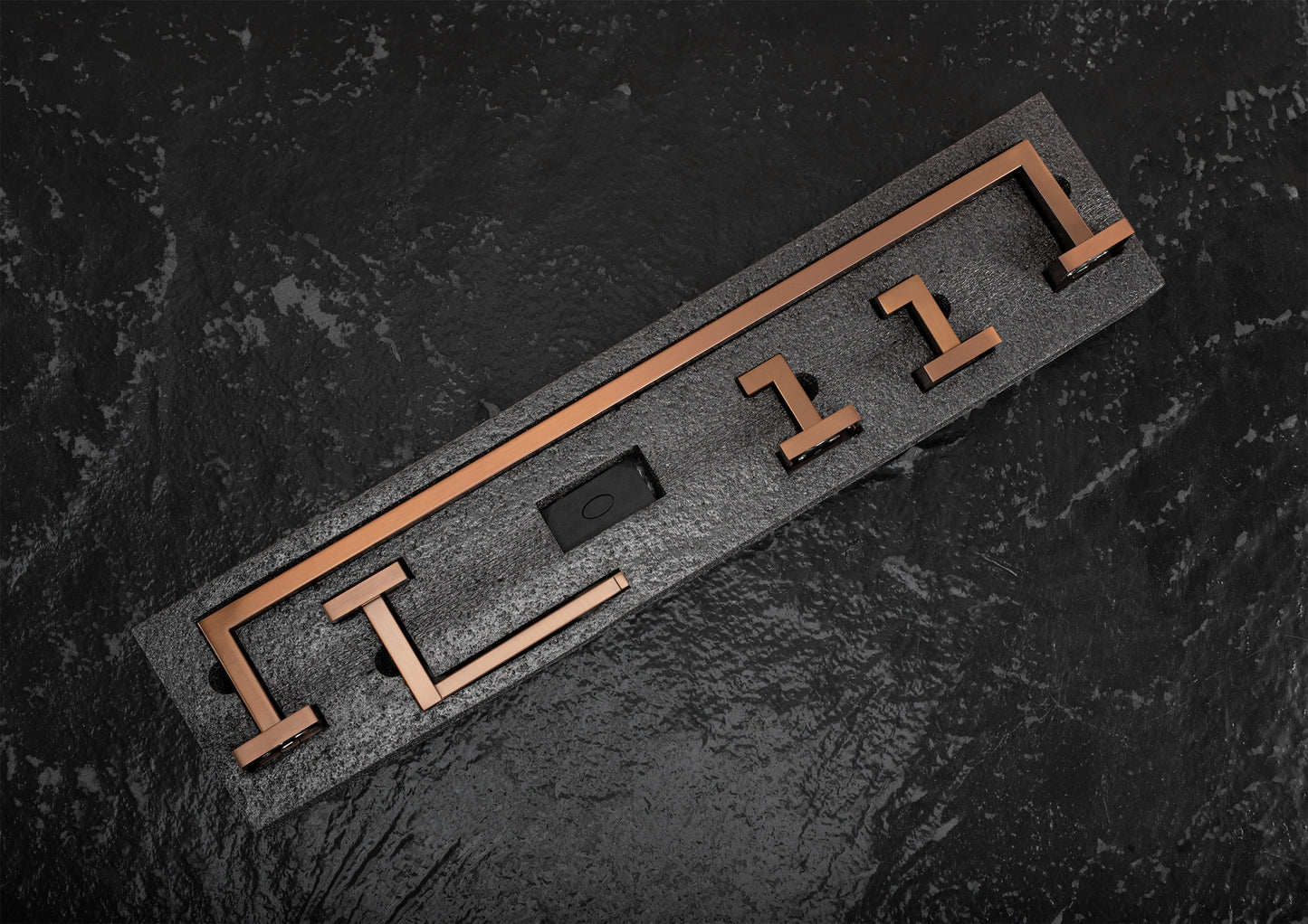 Set Accesorii Pentru Baie Rio Brush Copper 4 Piese  7