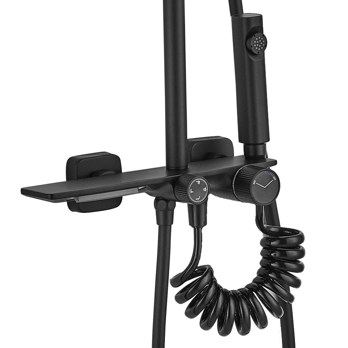 Coloana de dus REA HELIX Black  2