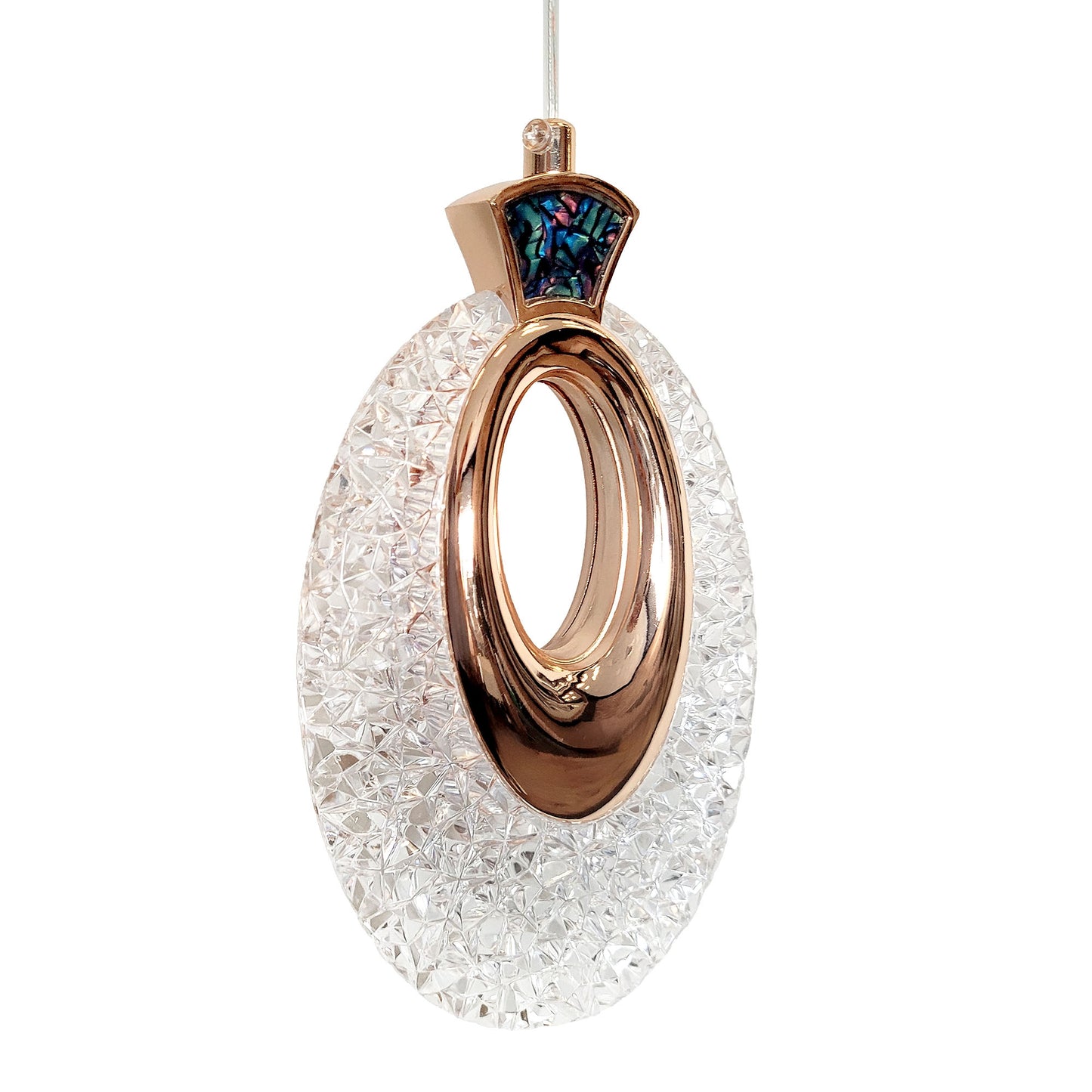 Lustră Cu Cristale Suspendată Lhj109-1cp Light Rose Gold  3