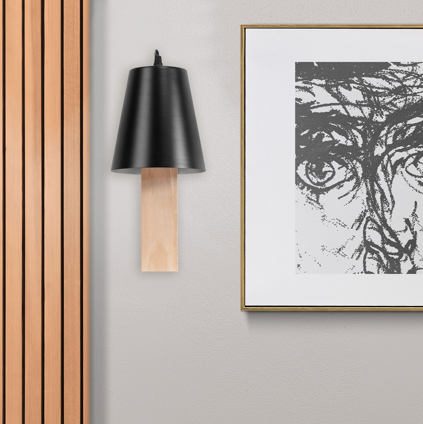 Lampa de perete LOFT APP1279-1W BLACK  6