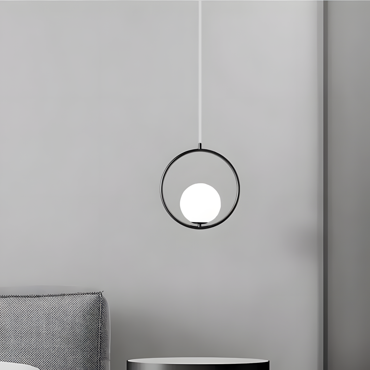 Lampă De Tavan Suspendata Din Sticlă Aurie Alba G110-1w Black White  4