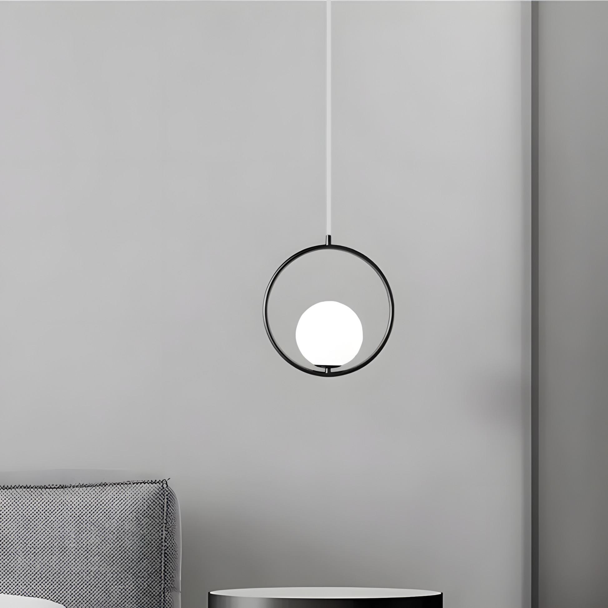 Lampă De Tavan Suspendata Din Sticlă Aurie Alba G110-1w Black White  4