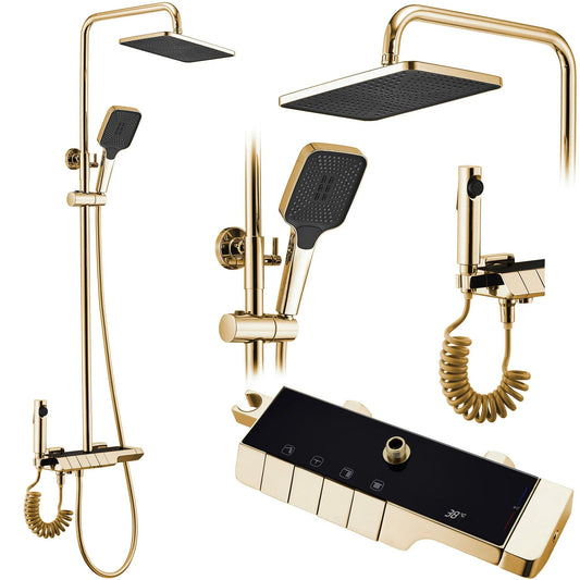Set dus cu termostat REA ROB Gold 1