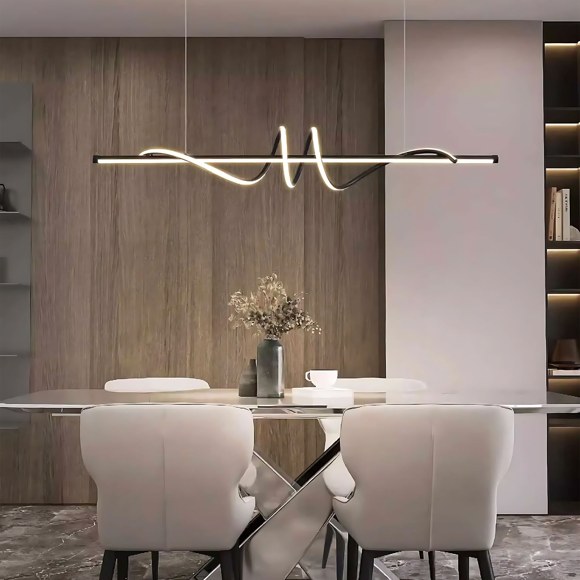 Lampa Wisząca Lhj023-cp 120 Cm Black  20
