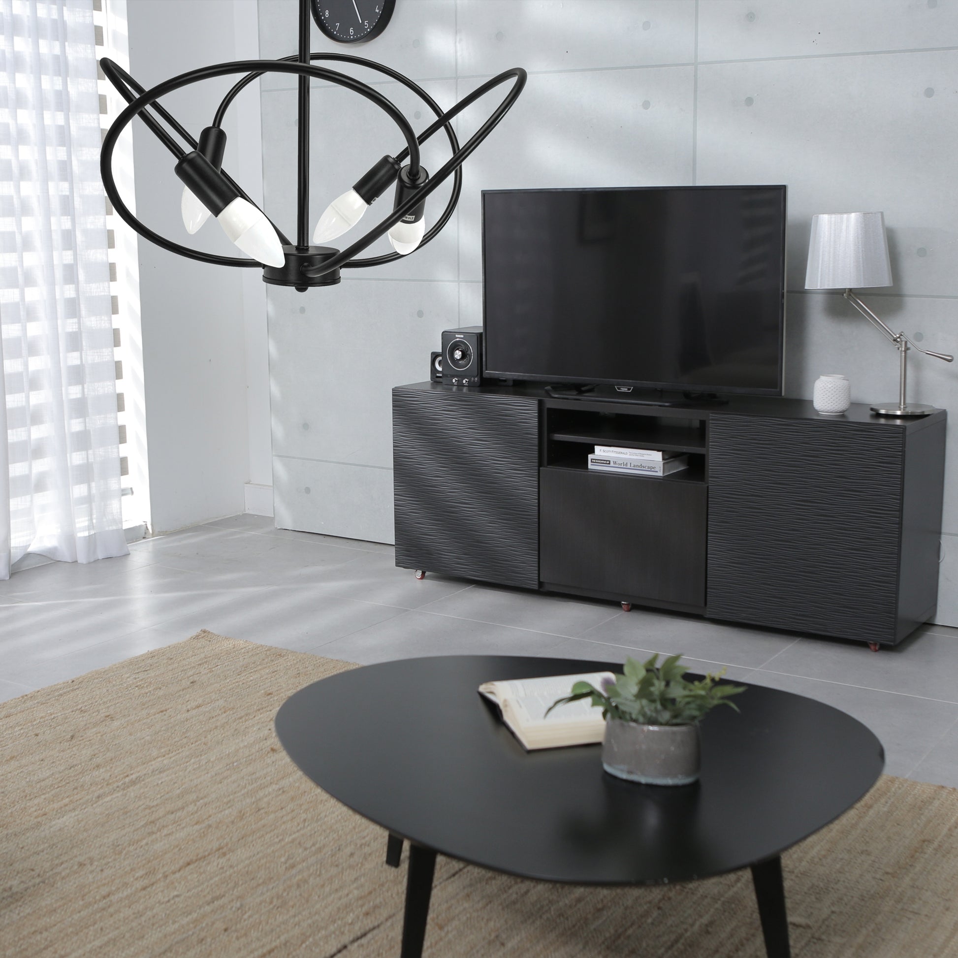 Lampa 4 Black APP1093-4C  5