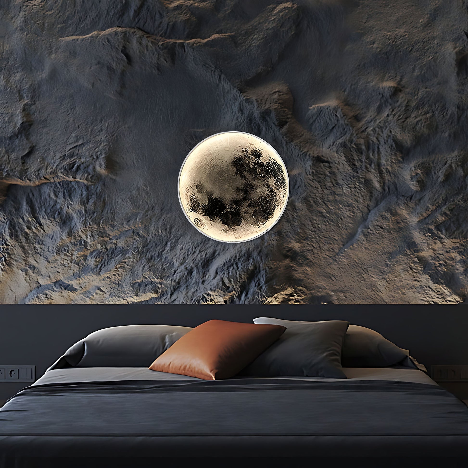 Lampă De Tavan App1806-cw Moon Led White  8