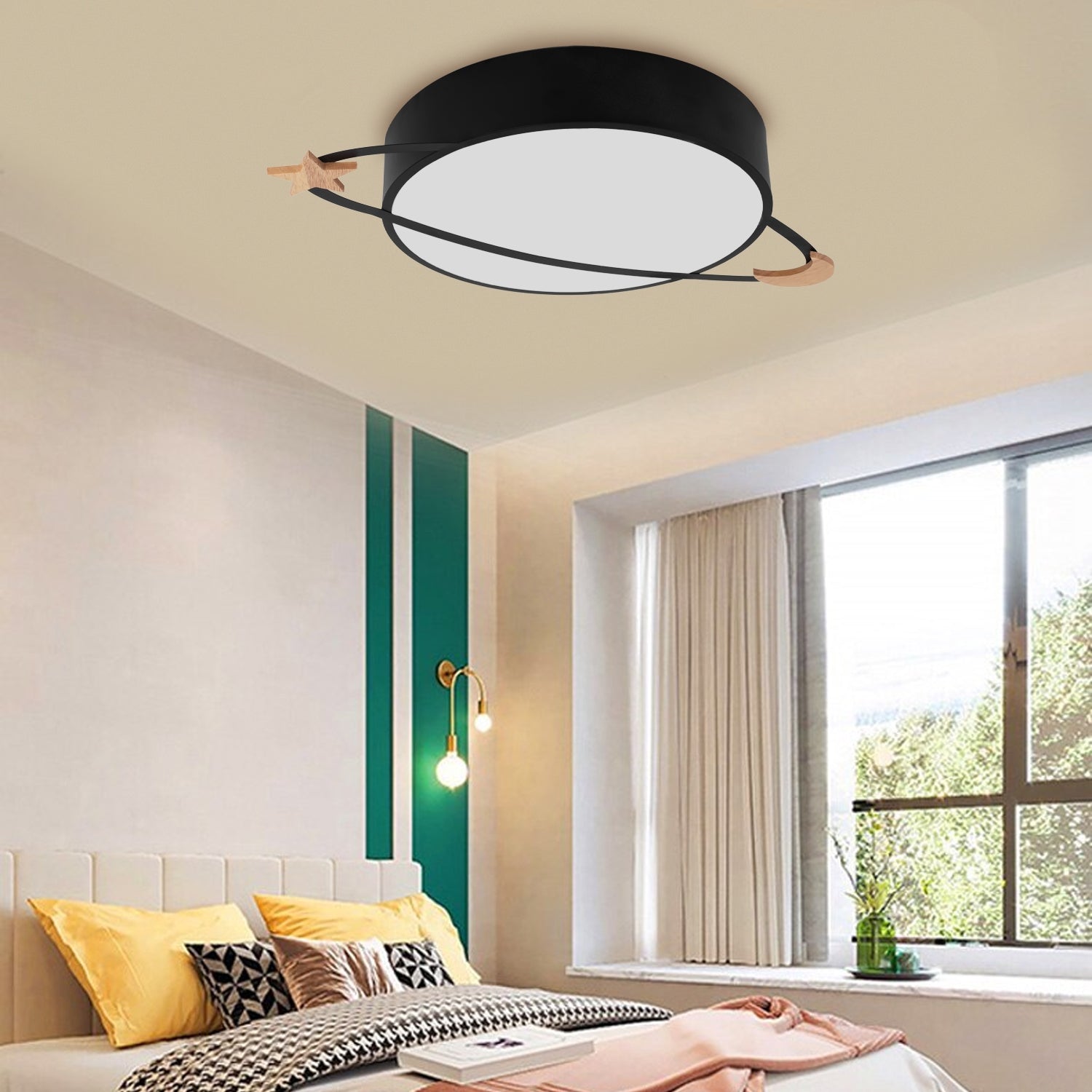 Lampa Plafoniera Moon Black App864-c  3