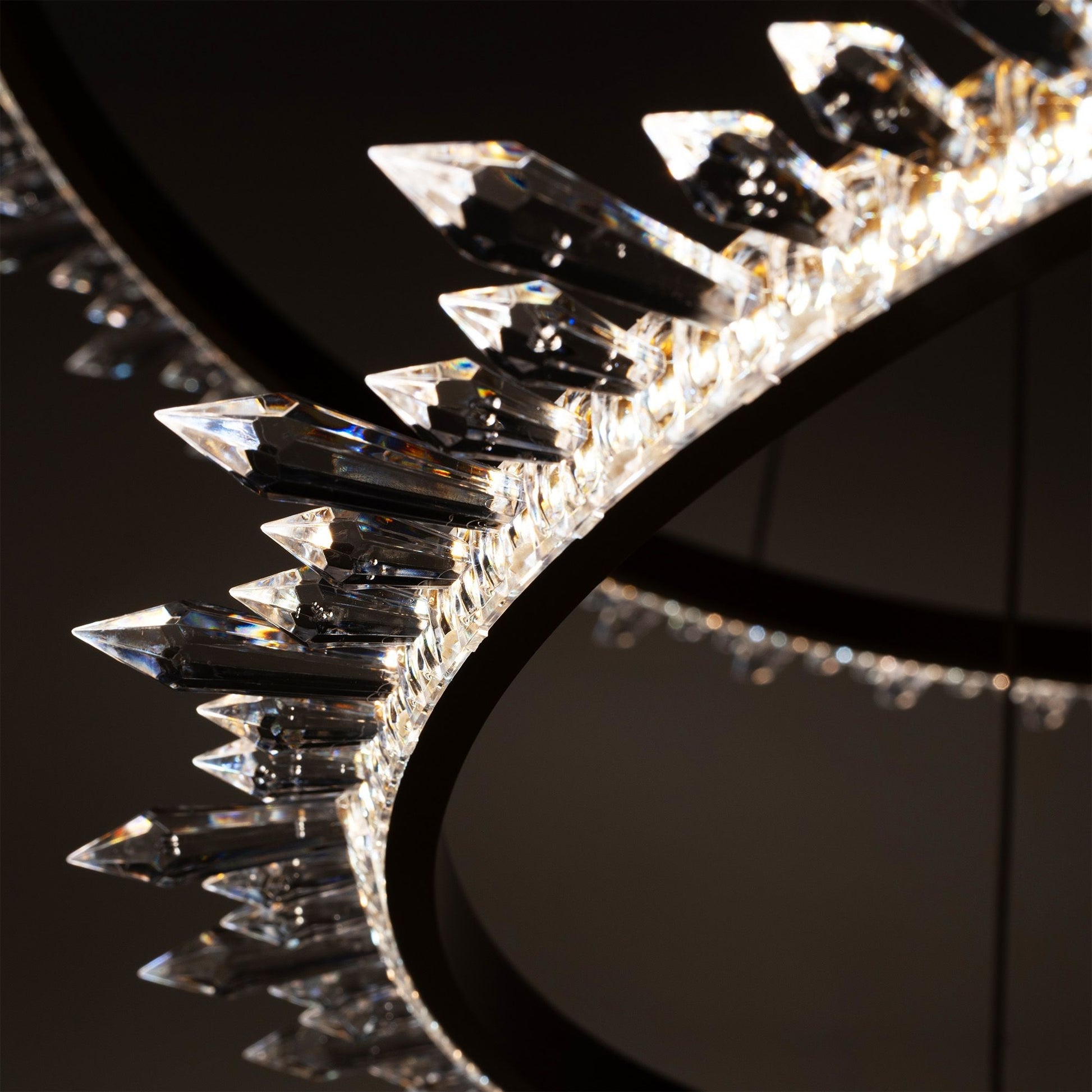 Lustra Tavan Led Cristal APP1609-3C Gold  7