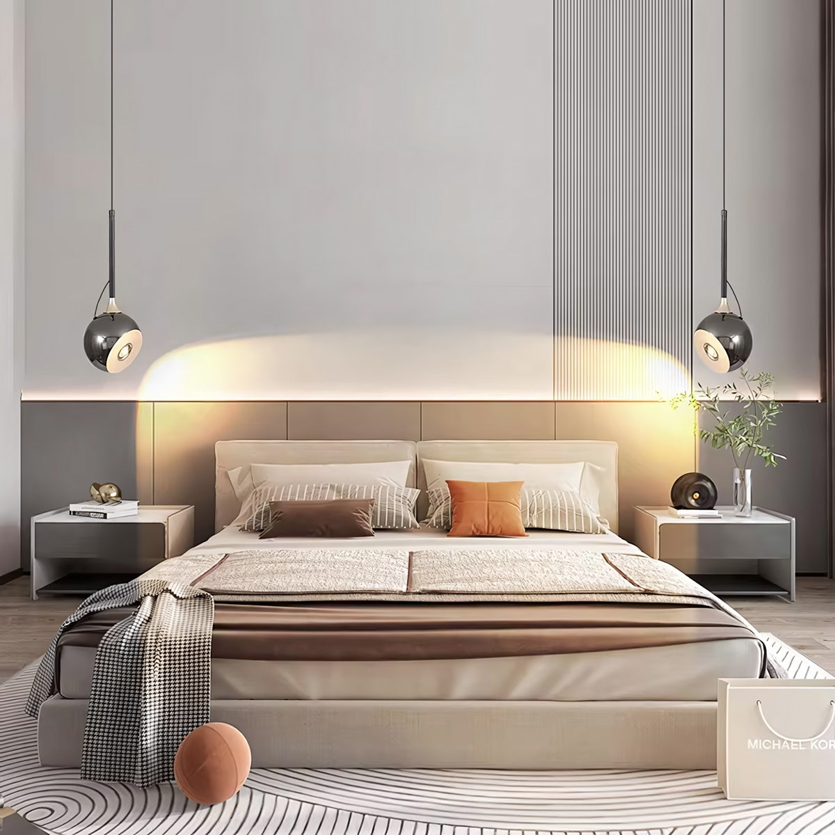 Lampă Suspendată Led G087-1cp Black Chrome  7