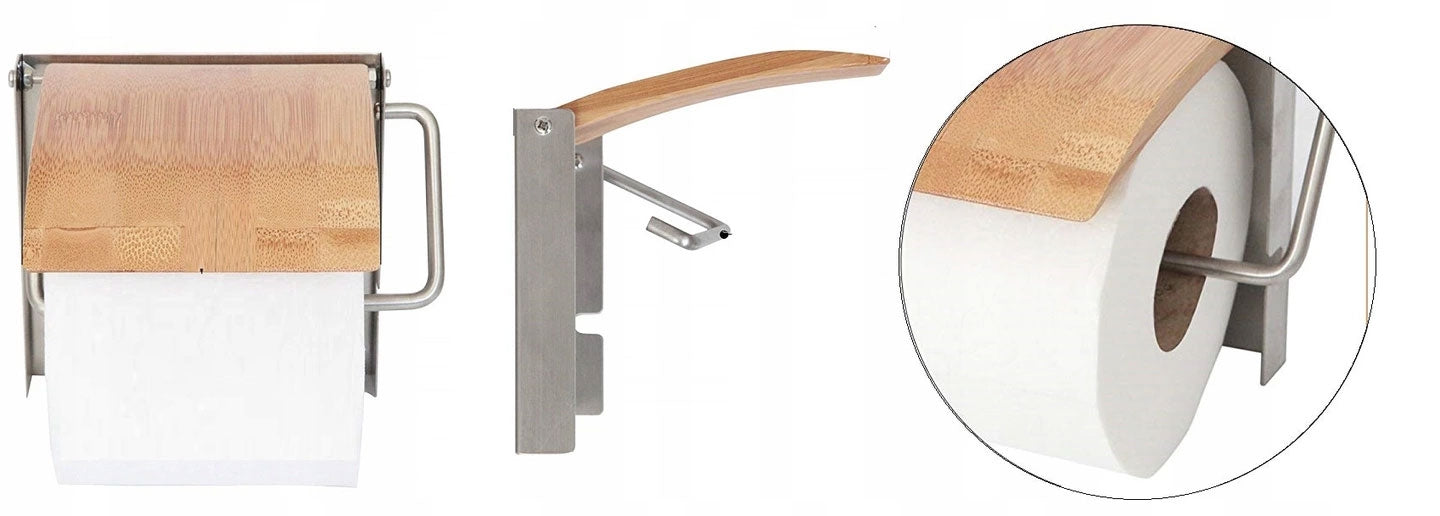 Suport Pentru Hartie Igenica Din Bambus 390227 Bamboo  2