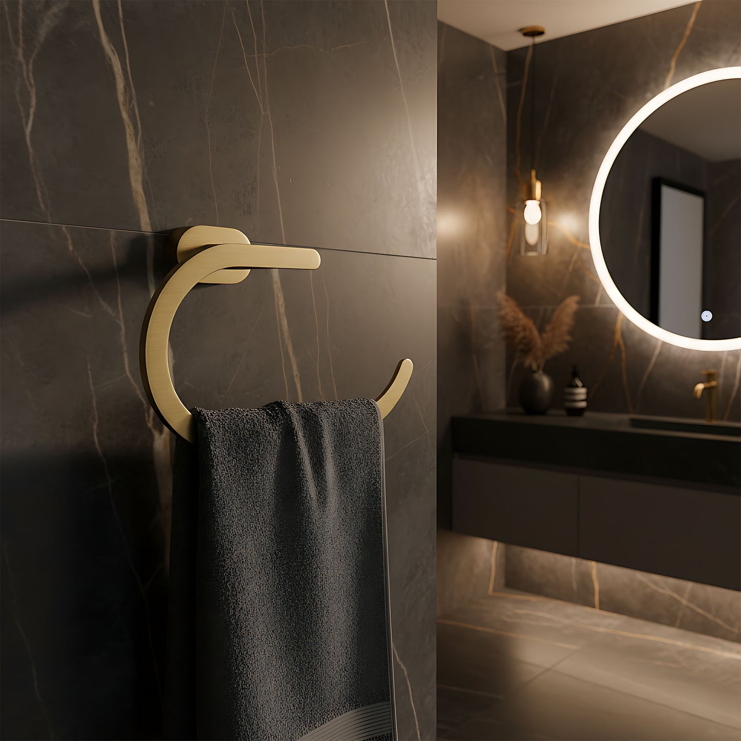 Cuier De Baie Ring 110 Til Brush Gold  3