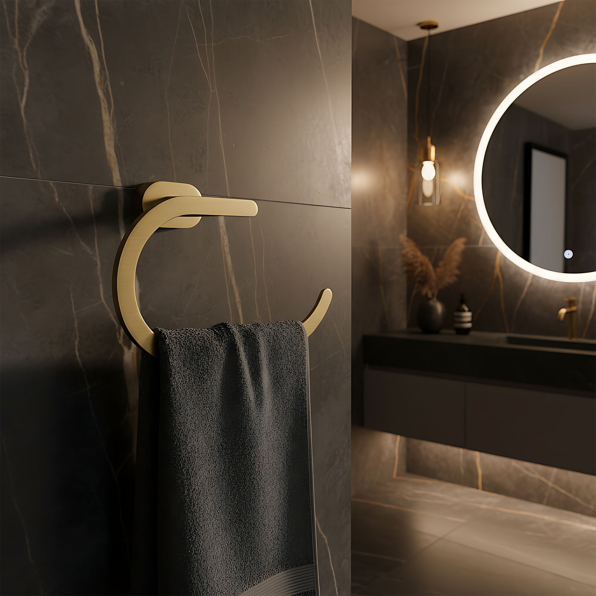 Cuier De Baie Ring 110 Til Brush Gold  3