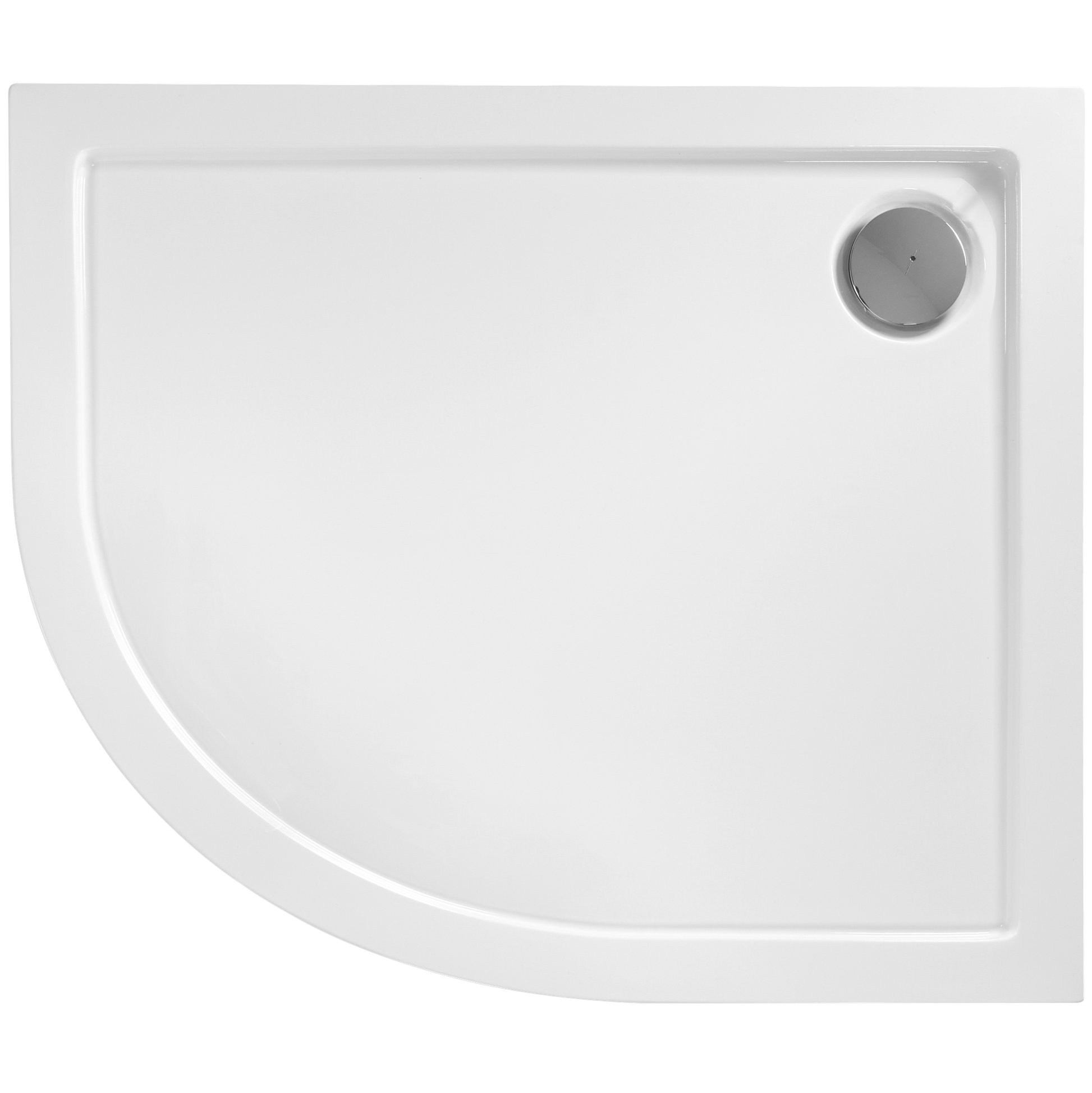 Cabina dus REA Look Black 80x100 + Cada de duș Look White dreapta 5