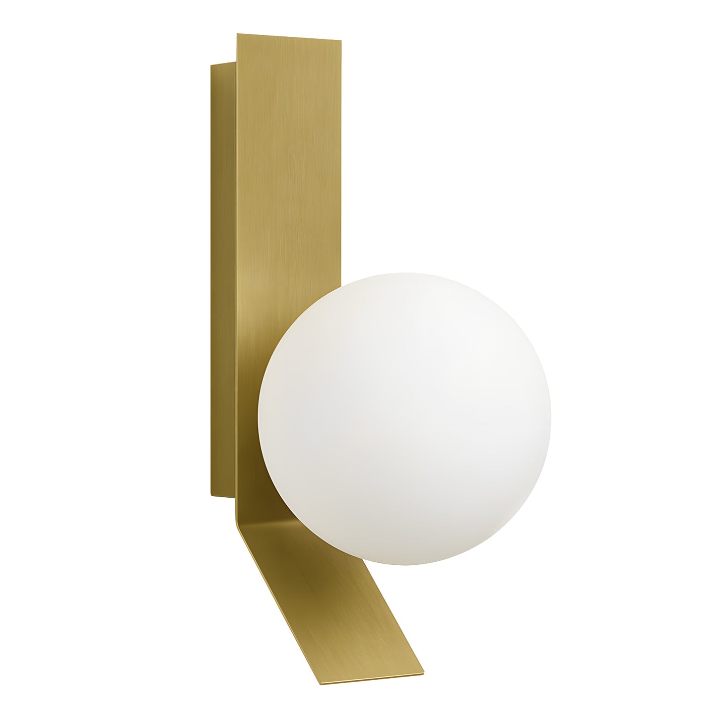 APP1759-1W Aplică De Perete Aurie/albă Periată  1