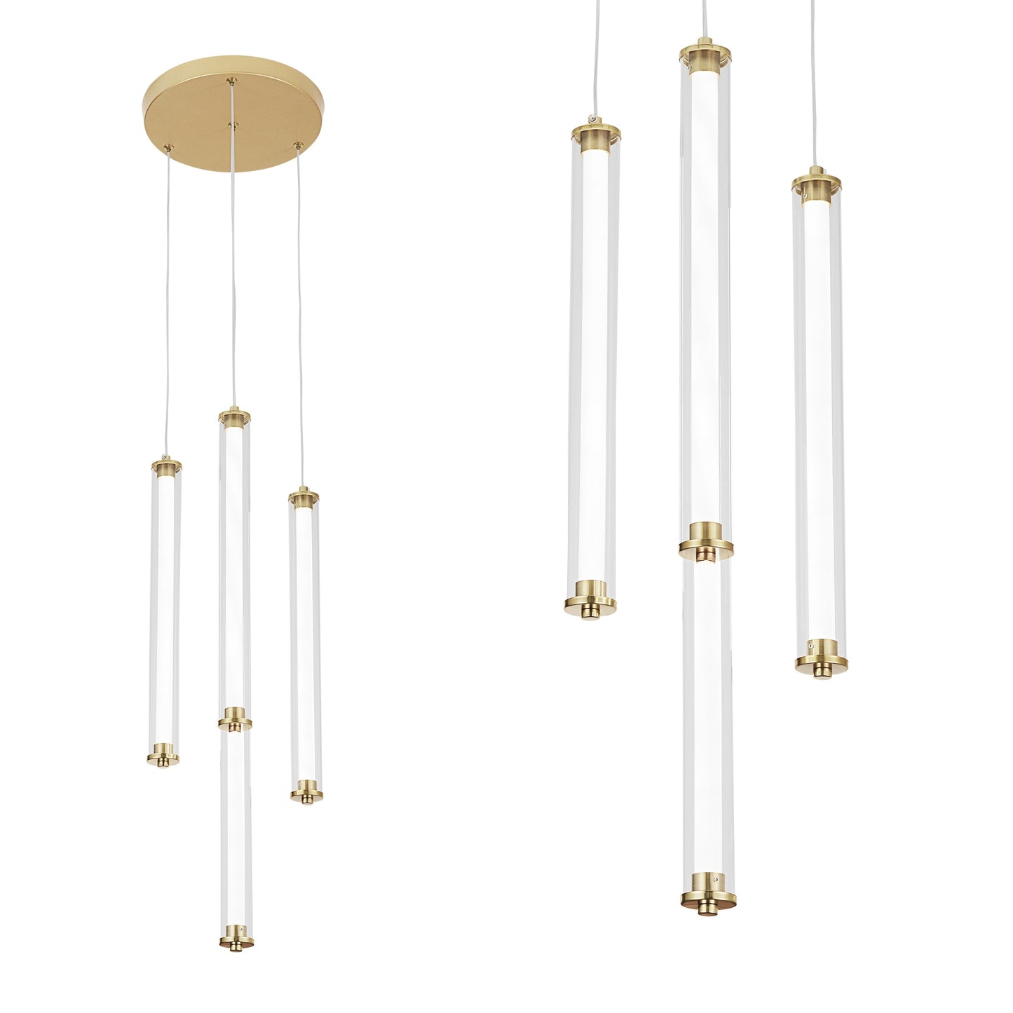 Lampa Led G024-4cpr Gold  1