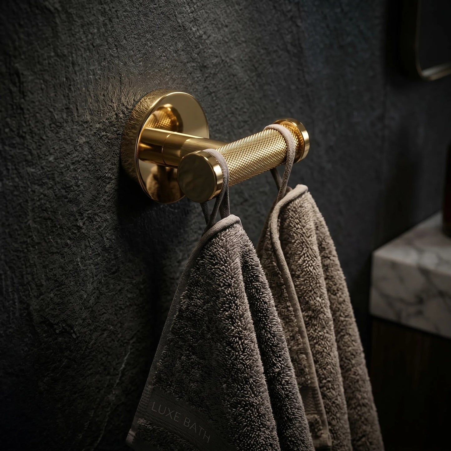 Cuier dublu 6612 Modern Gold  5
