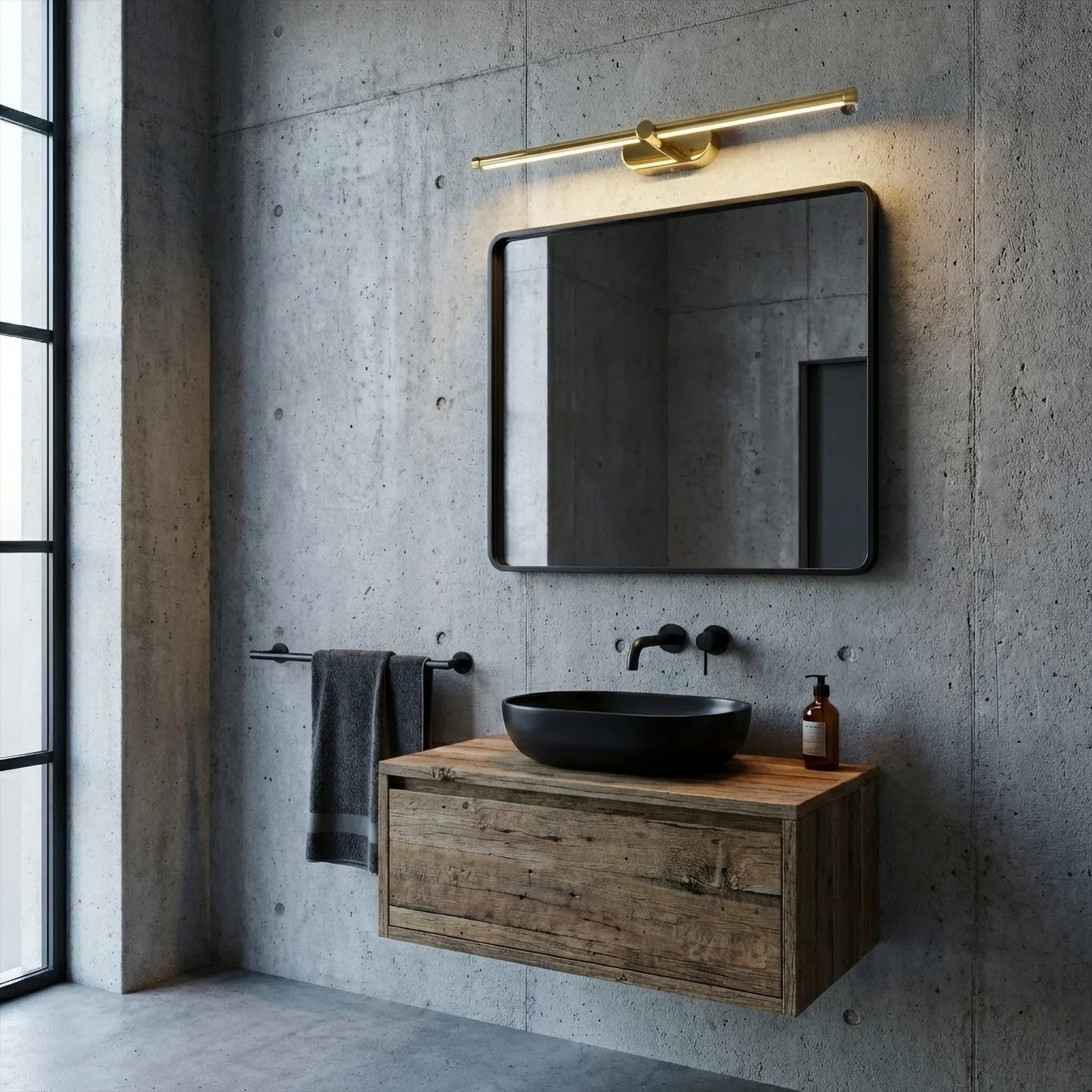 Aplică LED pentru baie APP1890-1W 60 cm GOLD  5