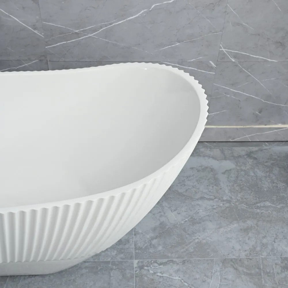 Cadă acrilică freestanding ATENA 170 Capac dop alb 5
