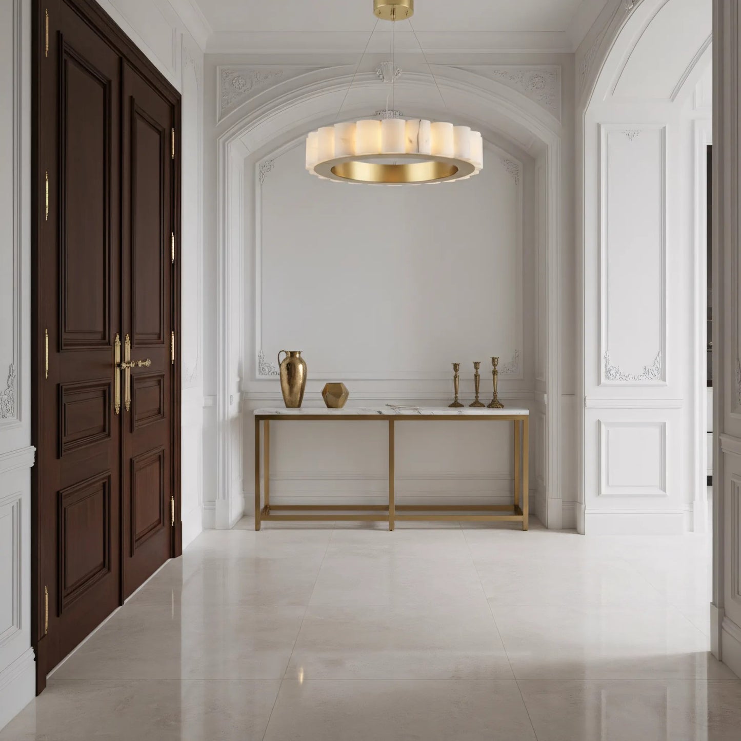 lampă suspendată APP1801-CP 50 cm Brush Gold  5