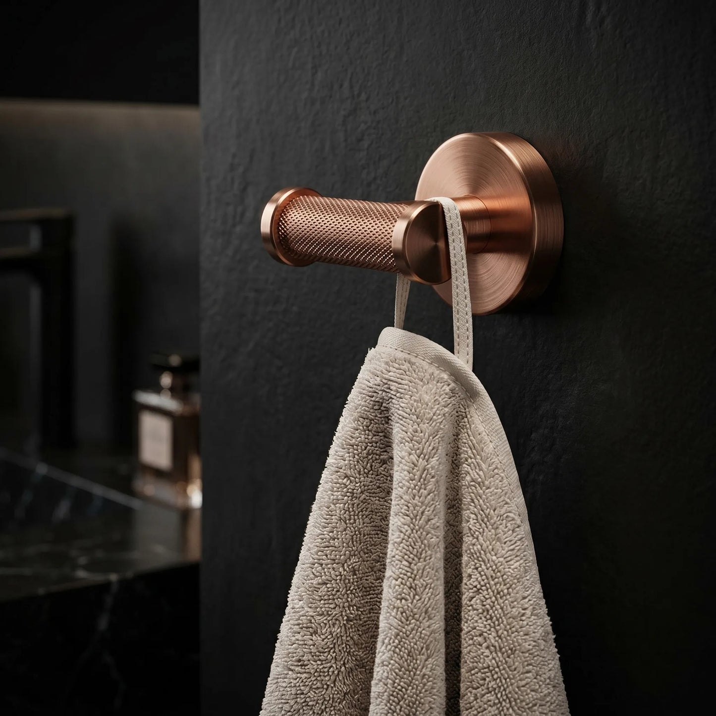 Cuier dublu 6612 Modern Copper Brush  5