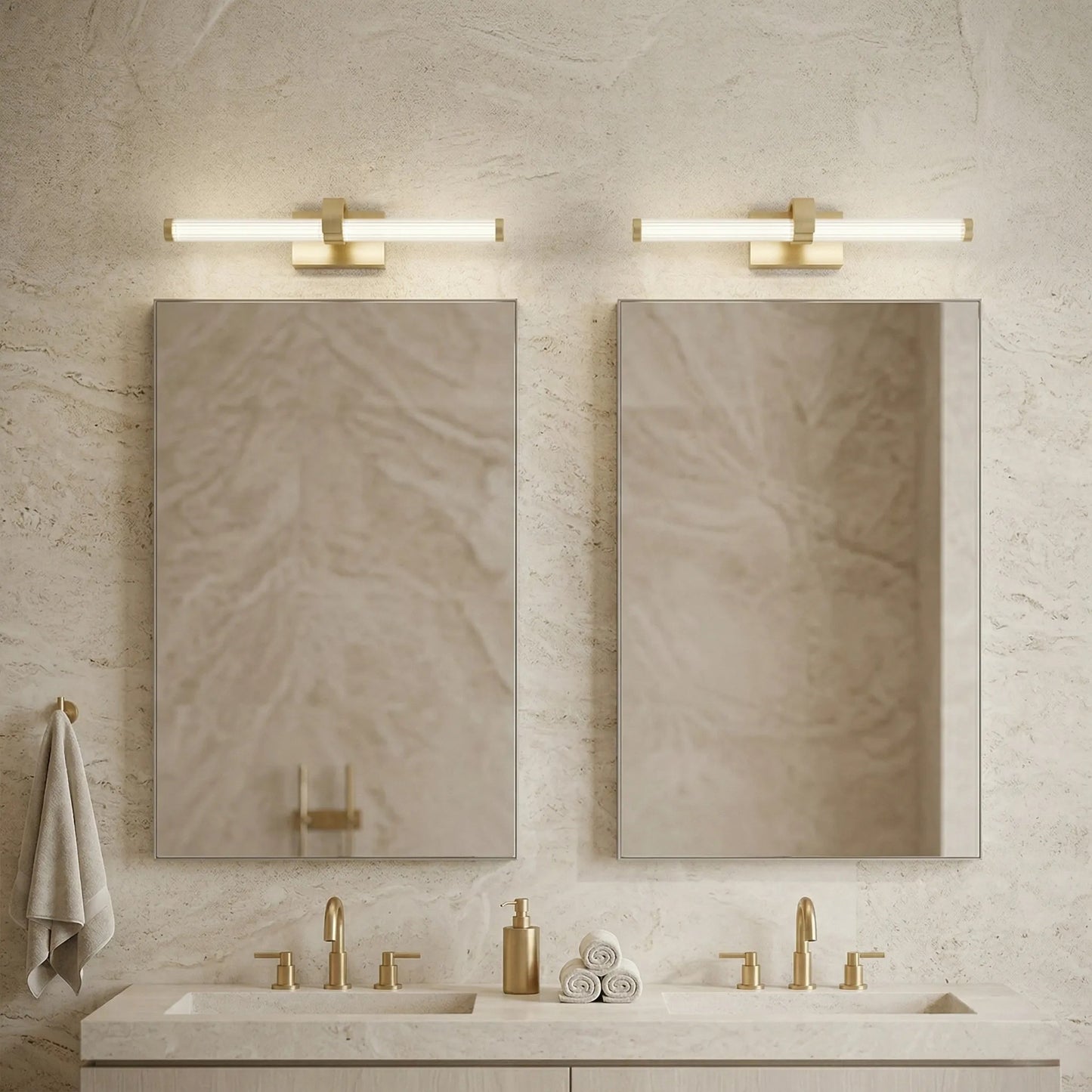 Aplică LED pentru baie APP1883-1W 40cm GOLD  5