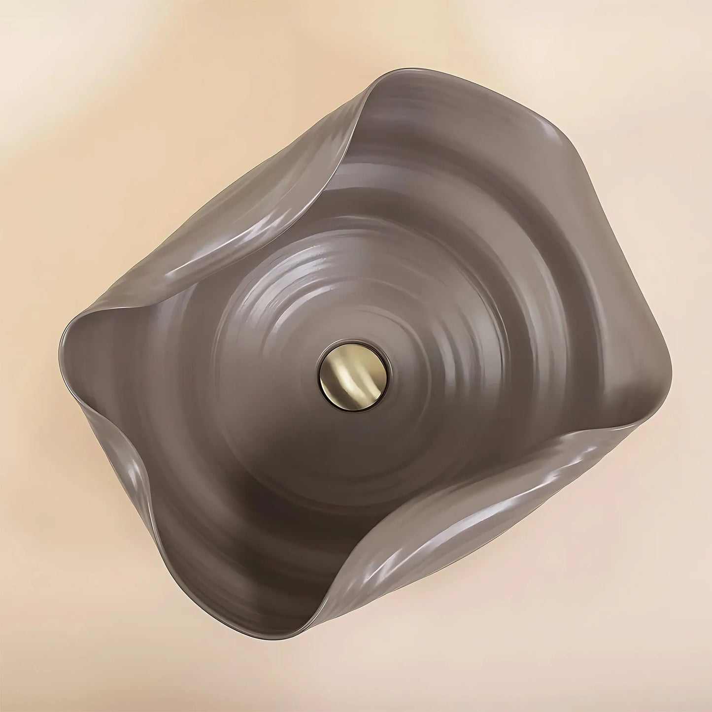 Lavoar ceramic pentru blat REA HM-66TB Handmade ART  5