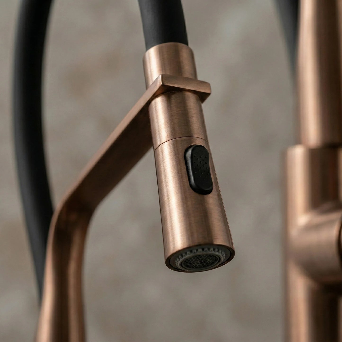 Baterie de bucătărie Rea Castor Auriu Copper Brush  5