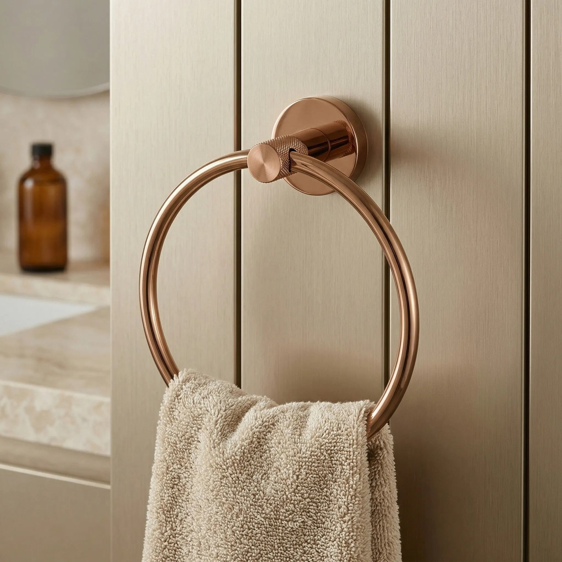 Cuier de baie Ring 6610 Modern Copper  5