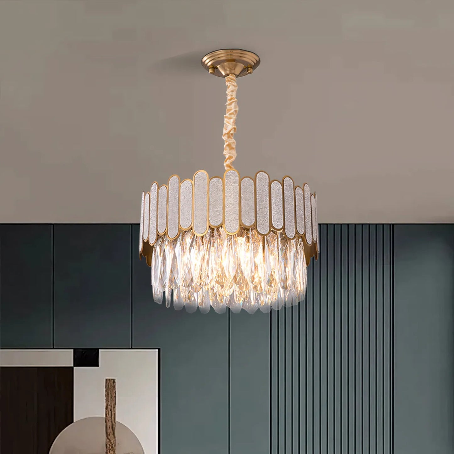 lampă suspendată APP1746-4CP 40 cm Gold  5