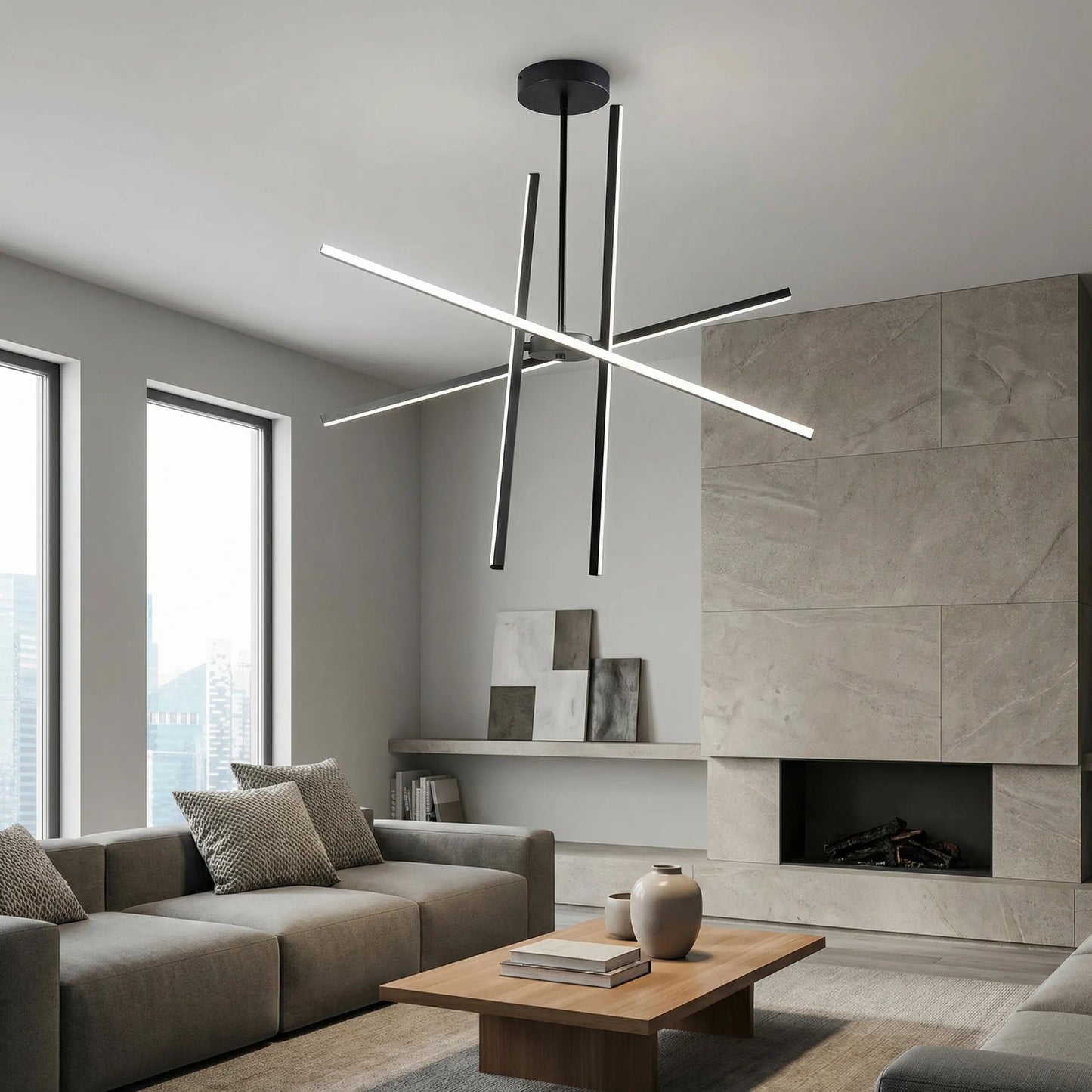 Lampă de tavan LED APP1929-CP Black  5