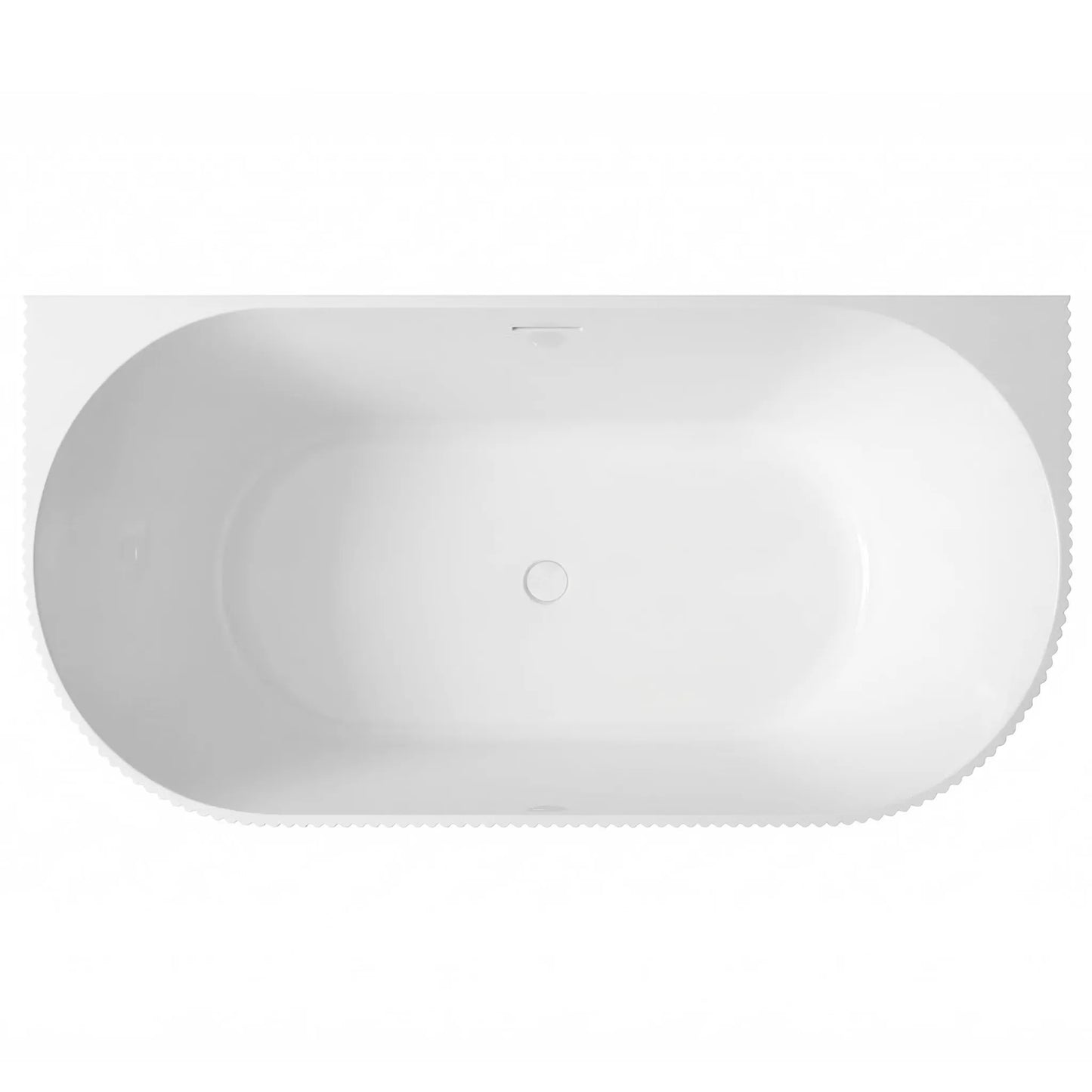 Cada Din Acril Freestanding VENETA 170cm Capac Dop Negru 5