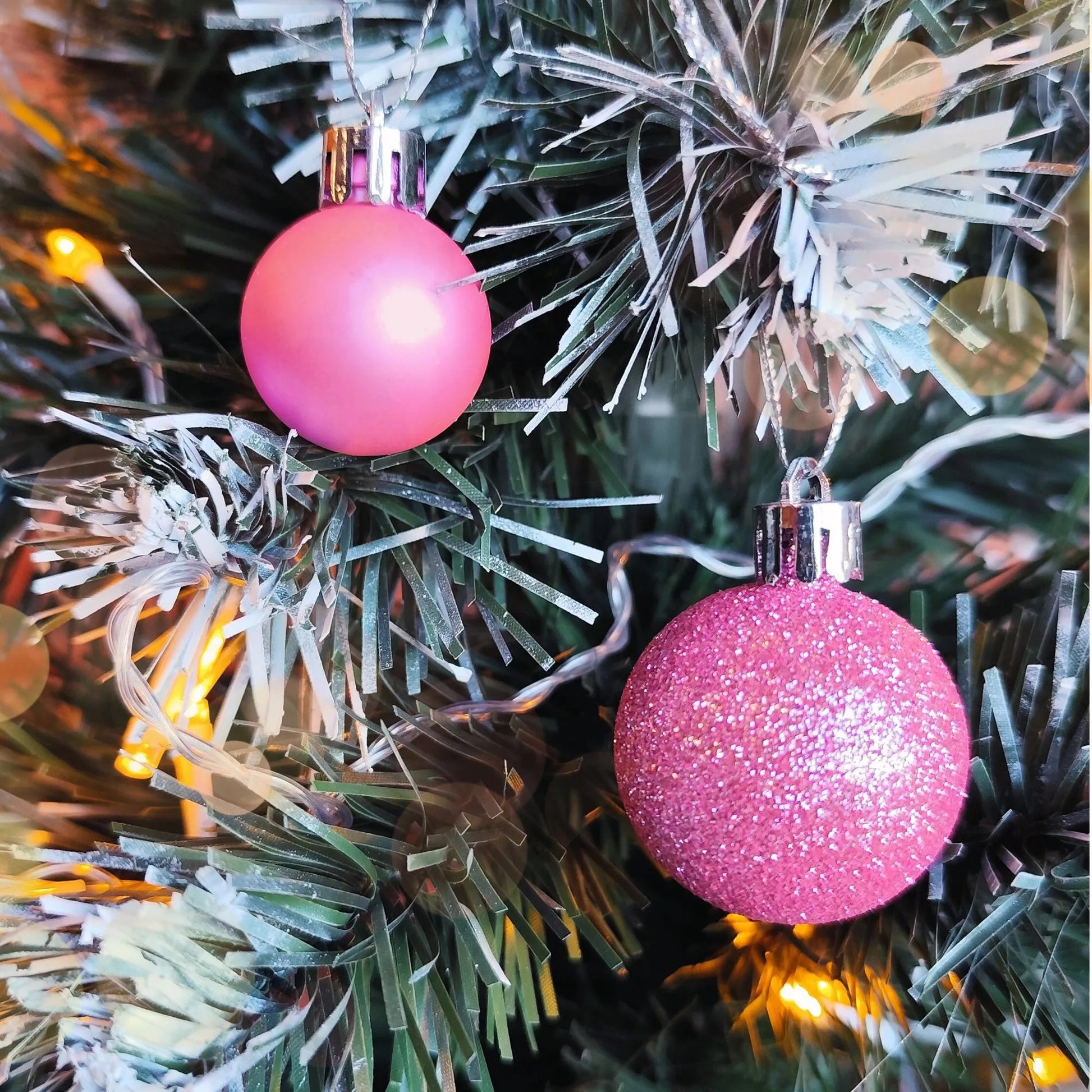BOMBKI CHOINKOWE PINK 100SZT KL-21X03 5