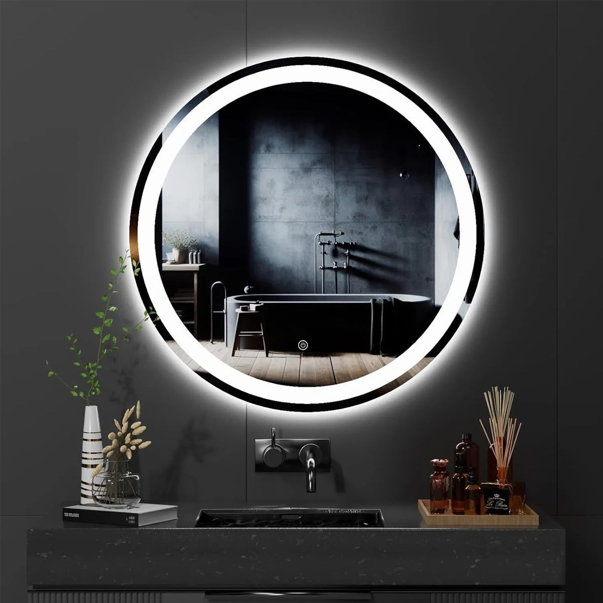 Oglindă LED 80cm BAS 5