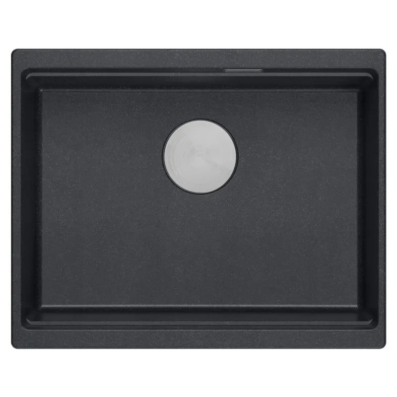 Chiuveta Din Granit Logan 100 Black Metallic Dop Auriu 5