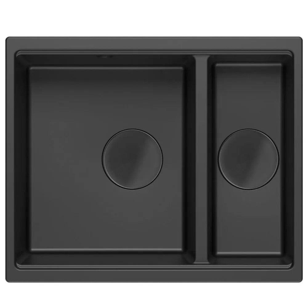 Chiuveta Din Granit Logan 150 Black Dop Negru 5