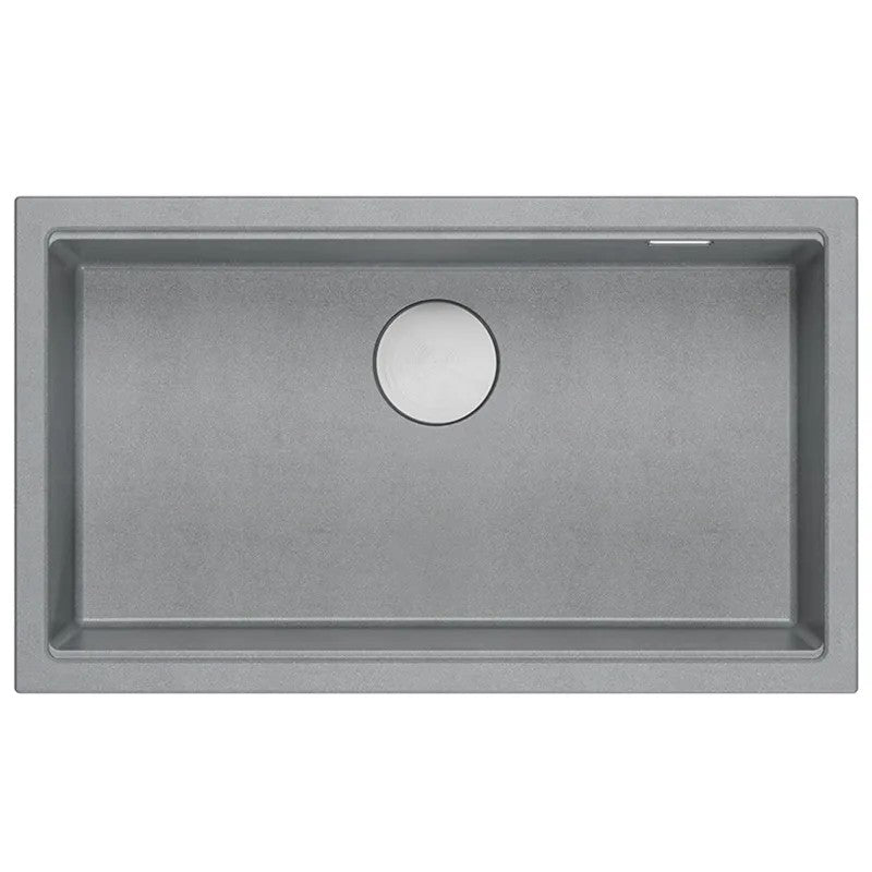 Chiuveta Din Granit Logan 110 Grey Metallic Dop Nichel Periat 5