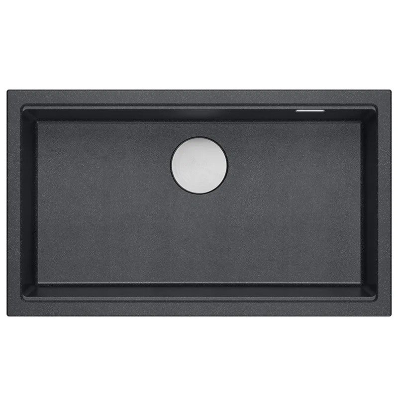 Chiuveta Din Granit Logan 110 Black Metallic Dop Auriu 5