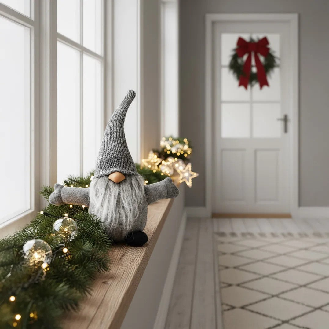 Skrzat Świąteczny 35cm YX045 GREY 5