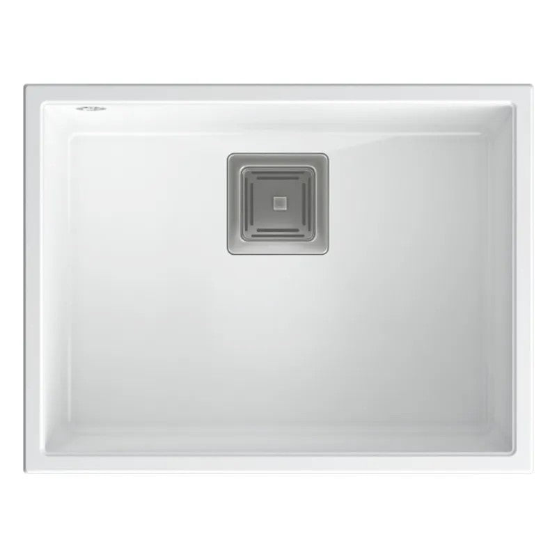 Chiuveta Din Granit DAVID 50 White Dop Cupru Periat 5
