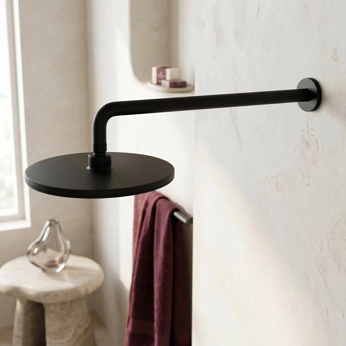 Cap De Duș Rotund REA JS-021B Black 5