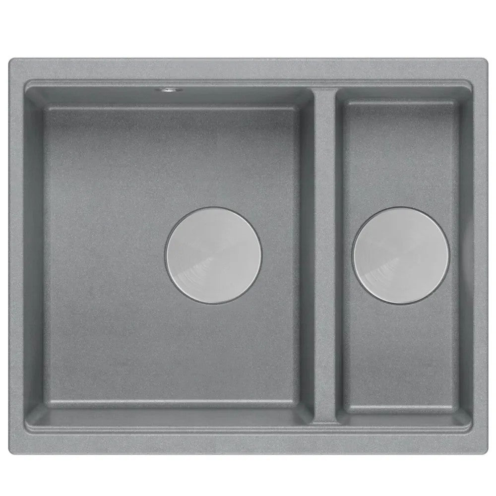 Chiuveta Din Granit Logan 150 Grey Metallic Dop Auriu 5