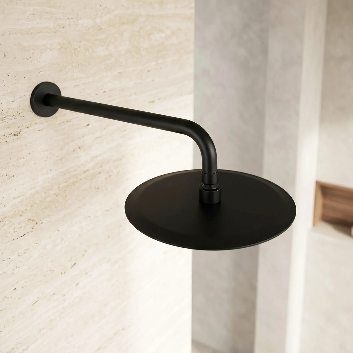 Cap De Duș Rotund REA JS-P014B 25cm Black 5